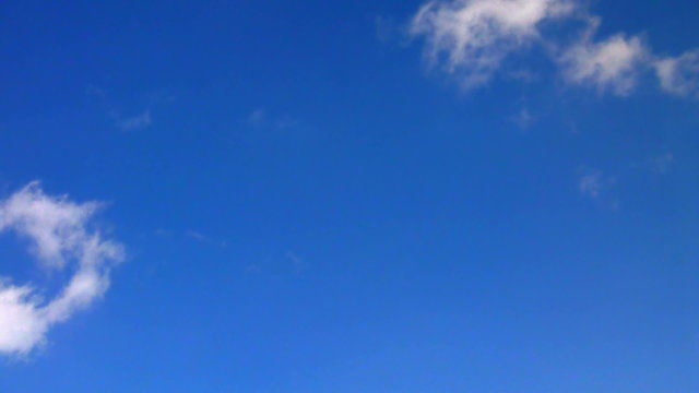 Loopable Clouds and blue sky video. Time lapse