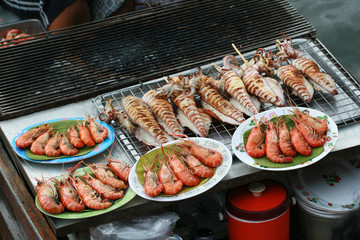 Sea Food at Floating Market