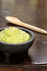 hot fresh delicious guacamole