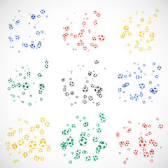 Big Set of South Afica Soccer Balls