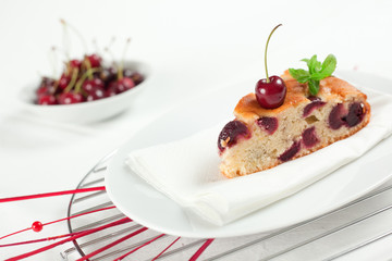 Fresh Cherries Cake