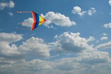 Küchenrückwand glas motiv flying kite © beholdereye