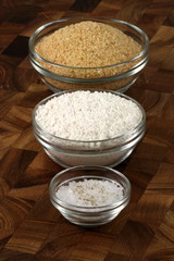 breaded ingredients