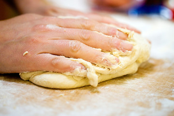 kneading dough
