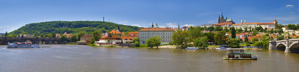 Fototapeta na wymiar Big panorama Pragi