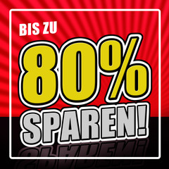 80 Prozent sparen