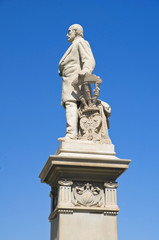 Fototapeta na wymiar Giuseppe Mazzini Statue.