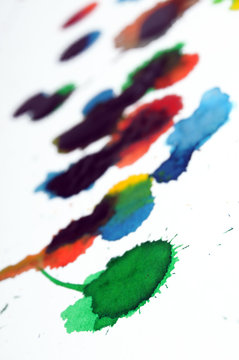 Abstract Paint Water Color Art
