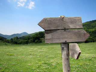 Guidance in the mountains