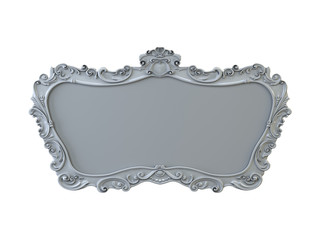 frame on the white
