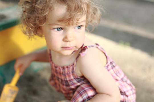 Child In Sandpit