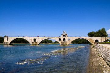 Pont St. Bénézet in Avignon Frankreich