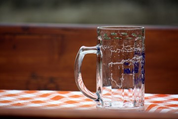 Leerer Bierkrug