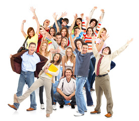 Obraz premium Happy funny people