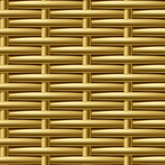 Seamless wicker pattern. Vector.