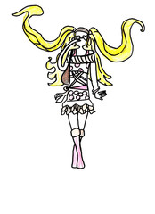 dessin de mode naïf