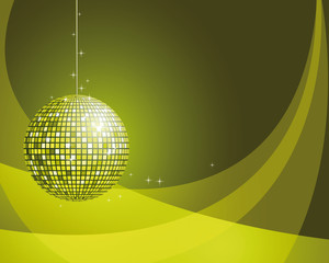 Abstract  background. Disco