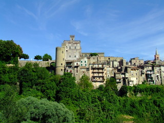 Fototapeta na wymiar Średniowieczne miasto z Lazio