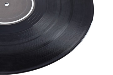 Dusty vinyl record