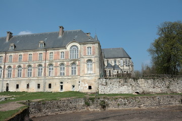 Fototapeta na wymiar Abbaye de Saint-Michel,Picardie