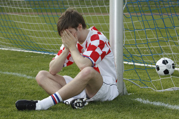 Verlorenes Fussballspiel