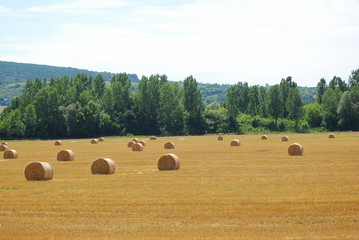 Stack of straw, Hungary