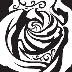 abstract rose