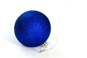 Christbaumkugel, blau