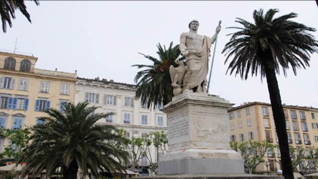 statue Napoleon Place St. Nicholas Bastia Corsica France
