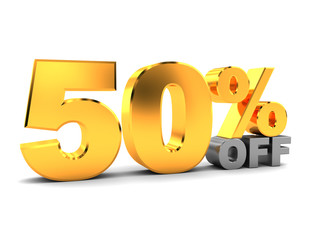 fifty percent discount