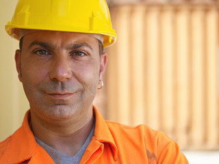 industrial worker in warehouse