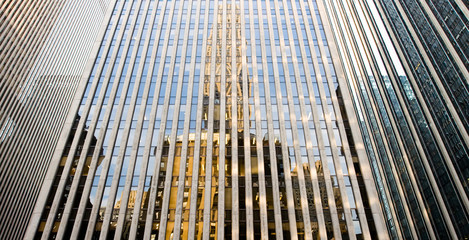 Fassade eines Wolkenkratzers in New York City