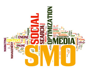 SMO - Social Media Optimization - obrazy, fototapety, plakaty