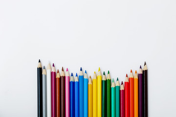 pencil and pastel