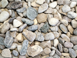 Background with round and sharp stones