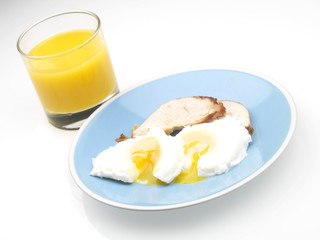 Turkey with Poached Eggs