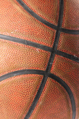 Obraz premium closeup of a basketball ball