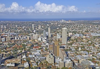 Fototapeta na wymiar Sydney West, aerial