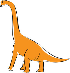 dinosaur vector illustration