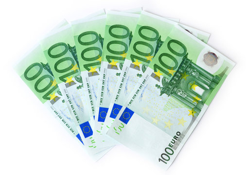 hundert Euro Fächer - 100 € Banknoten