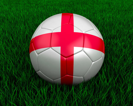 English soccer ball