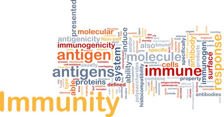 Immunity medical background concept