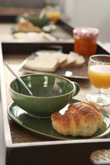 Plateau petit déjeuner