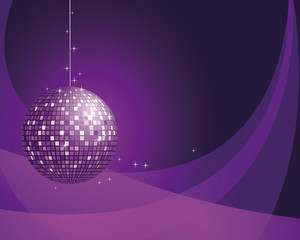 Abstract  background. Disco