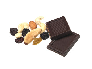 Dark Chocolate with Mixed Nuts and Dried Fruit