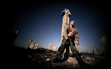 Bloody zombie