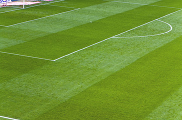 Obraz premium Fußballfeld, Strafraum, Torraum