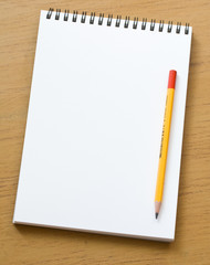 Empty notepad