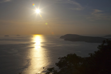 Fototapeta premium puesta de sol