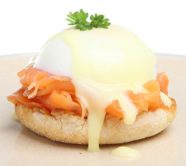 Eggs Benedict with Smoked Salmon © Joe Gough